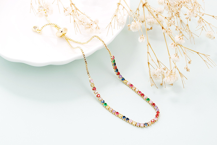 fashion personality seven-color rainbow bracelet