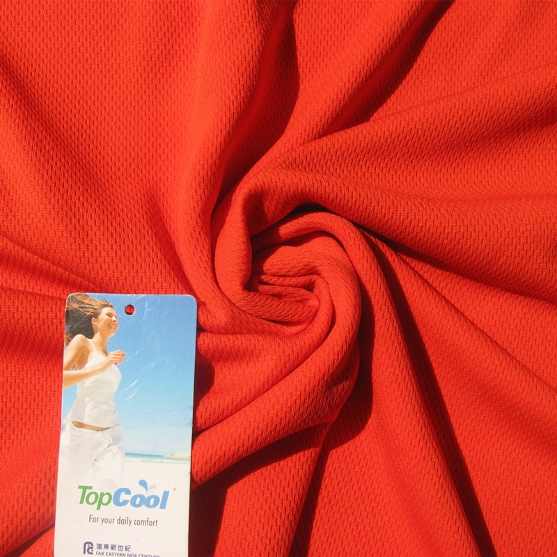 新款原纱TopCool速干双面布骑行服球衣T恤运动服全涤运动针织面料