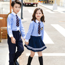 男女四件套中大童园服单排扣儿童班服英伦运动套装棒球服定制