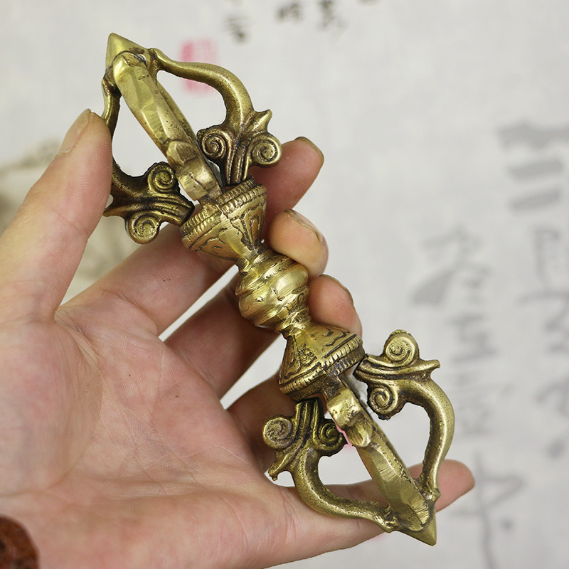 超激安 密教法具 准提金剛勾 真鍮製vajra26cm 金属工芸 - zoopalic.com