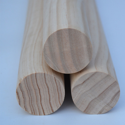 松木圆木棍定制松木棒小木棍打孔家具配件DIY模型材料圆条|ru