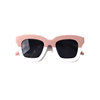 Children's two-color sunglasses, retro sun protection cream suitable for men and women, glasses, UF-protection, Korean style, 2021 collection