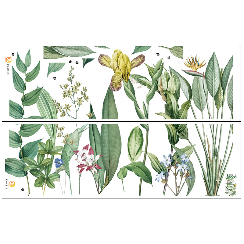 Nouveaux Stickers Muraux De Langue De Fleur De Plante display picture 8