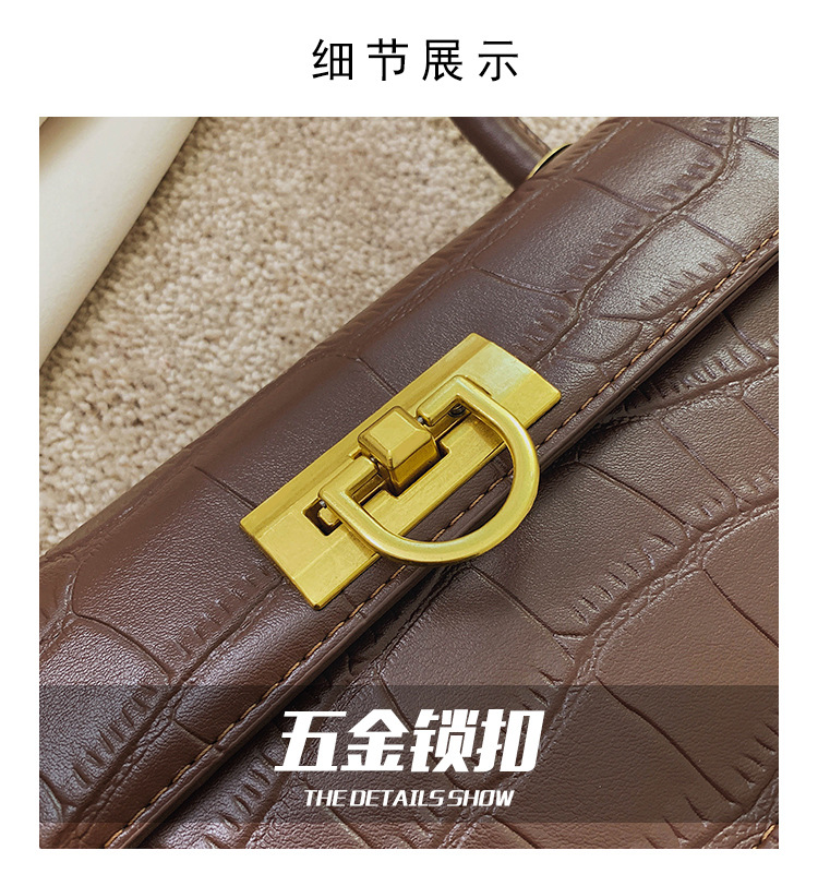 Crocodile Pattern Shoulder Messenger Bag display picture 13