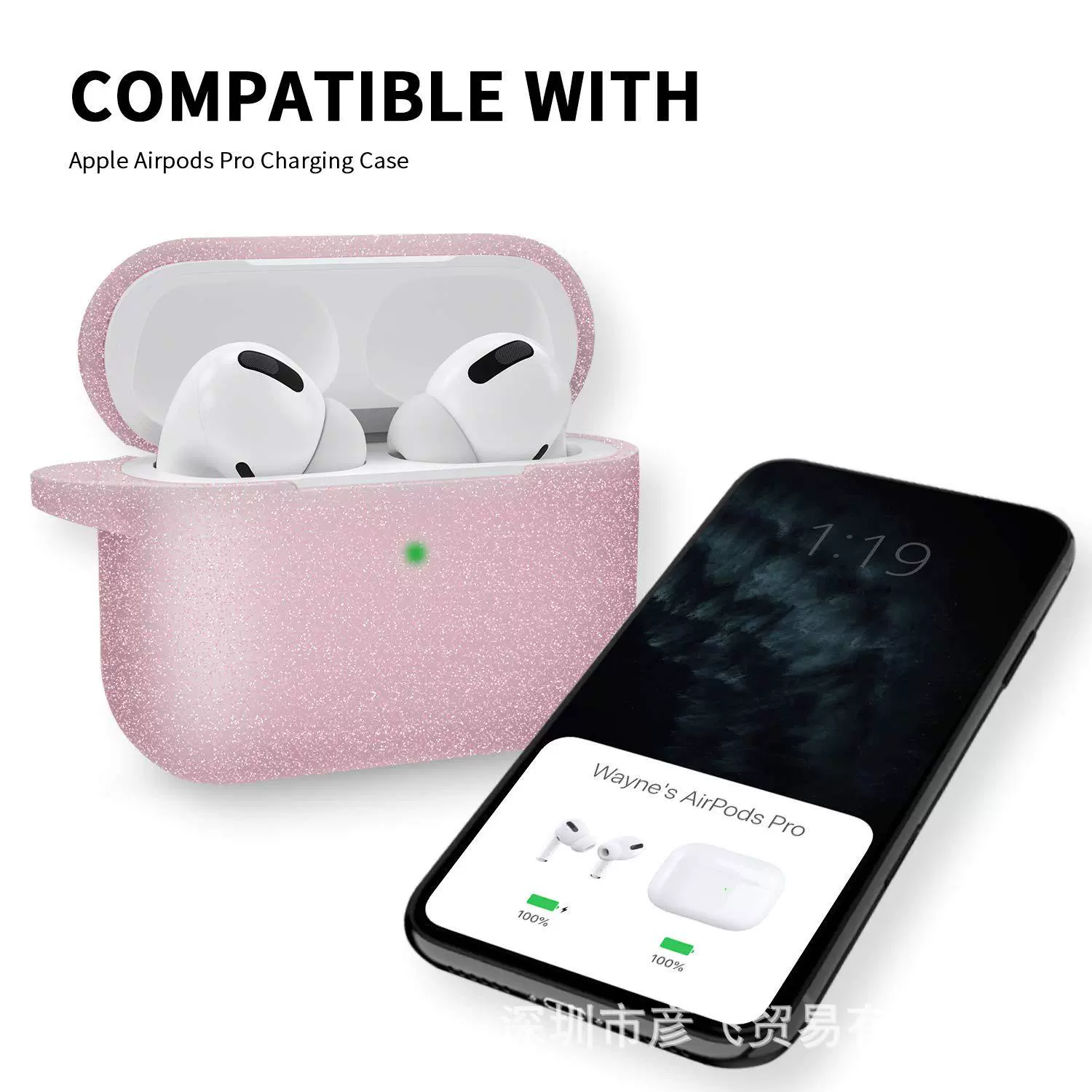 Apple, совместимый защитный чехол pro, наушники, брелок, защелка, силиконовый чехол, (товары через границу), падение защиты
