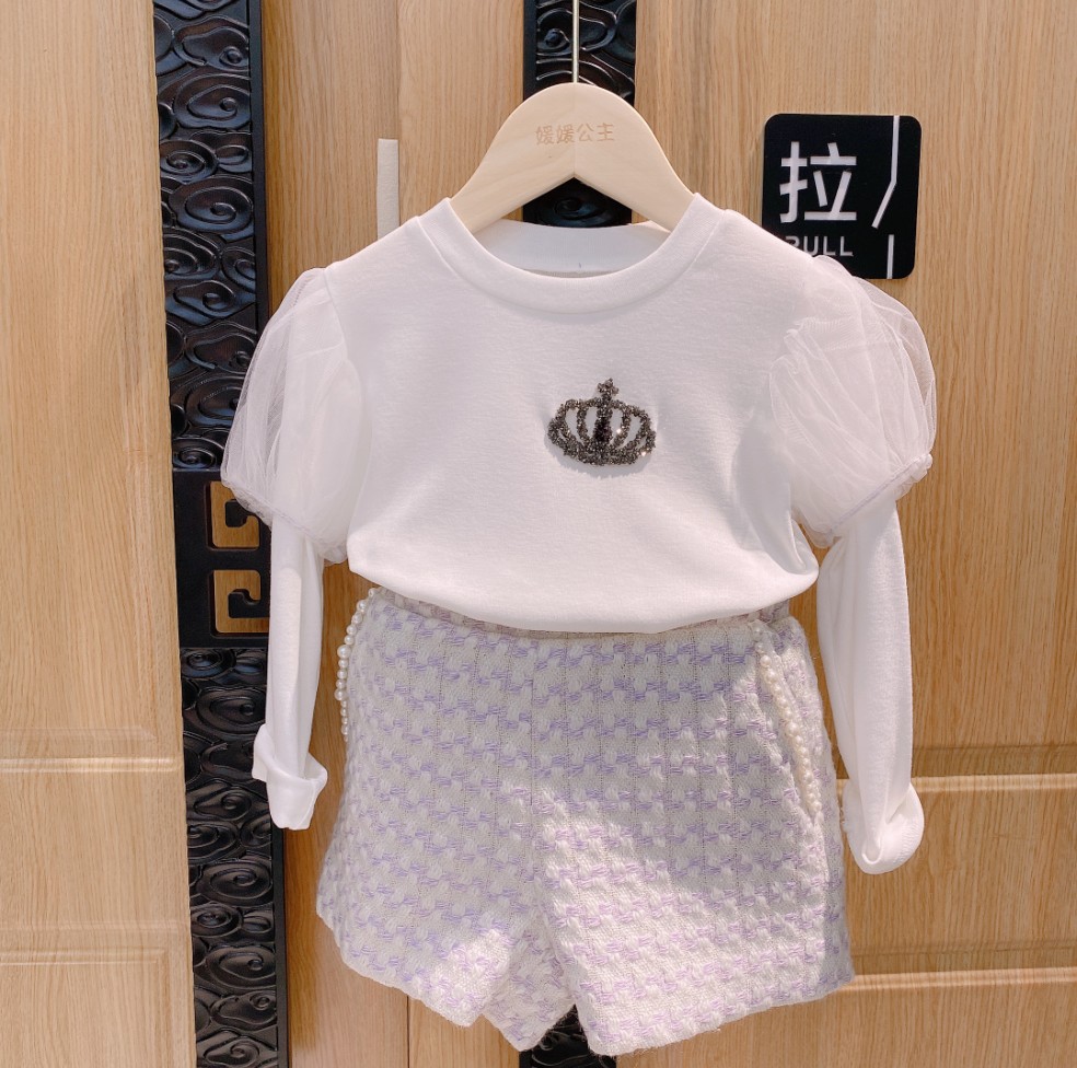 Children's clothing 2021 autumn female b...