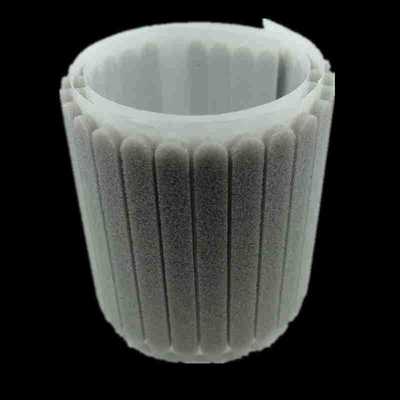 现货口罩鼻梁海绵条 灰色圆头背胶杯型环保无味可上自动化海绵贴