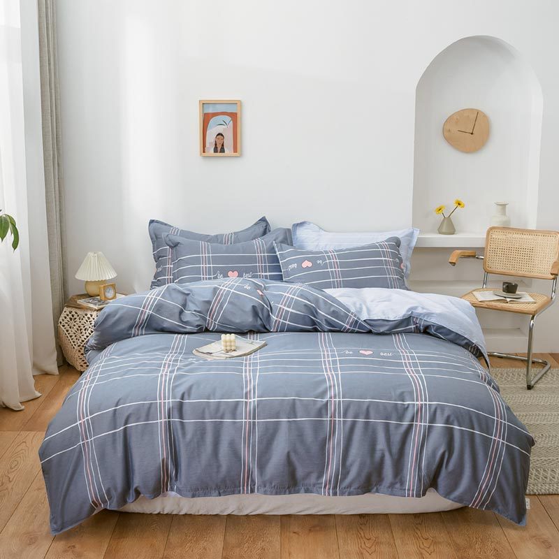 new pattern pure cotton Twill Reactive printing Four piece suit Cotton 4 sets sheet Quilt cover Manufactor wholesale Shang Dynasty hair