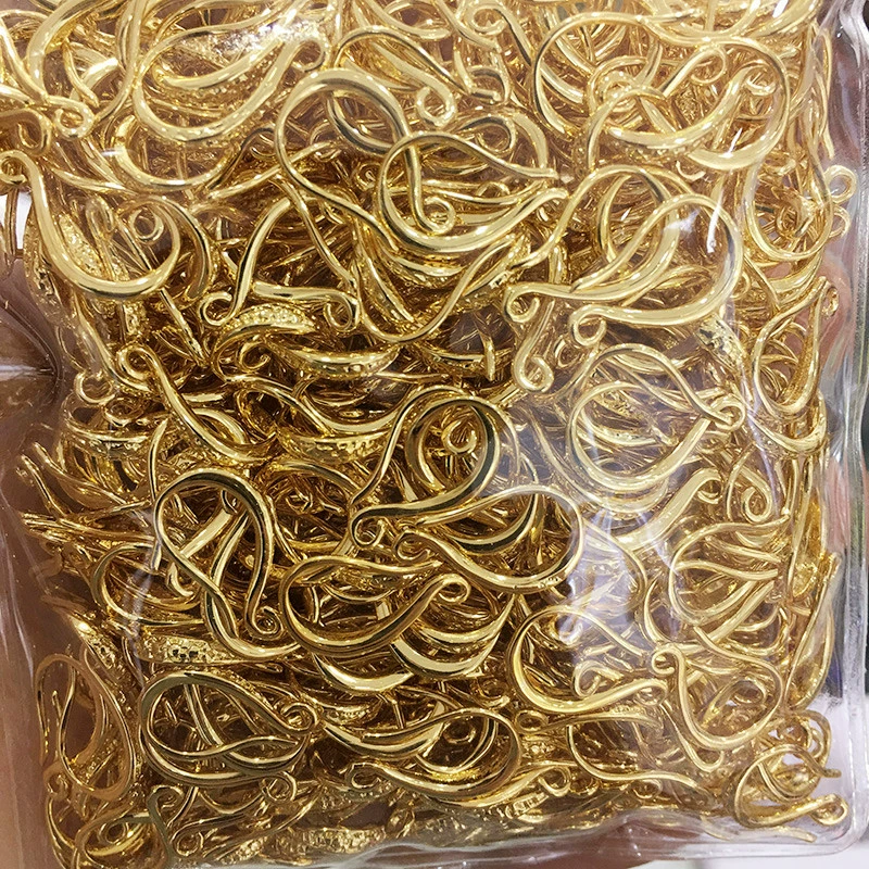 Серьги, гипоаллергенные аксессуары, 14 карат, золотистый цвет, DIY