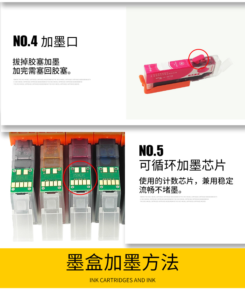 Ink, Compatible Printers Kit 6 Cartucce Inchiostro Per Canon PIXMA - Foto 13