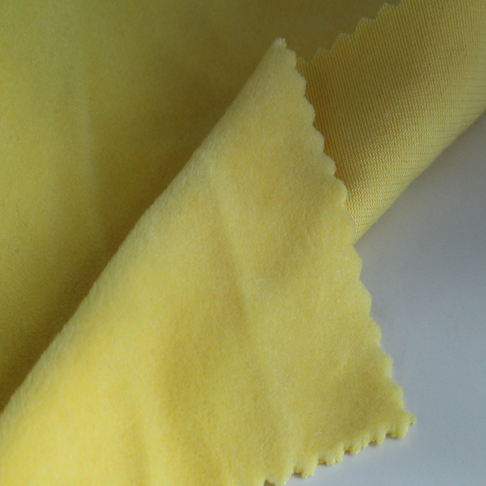 海宁经编弹力水晶超柔 氨超 银狐绒 经编布 经编面料