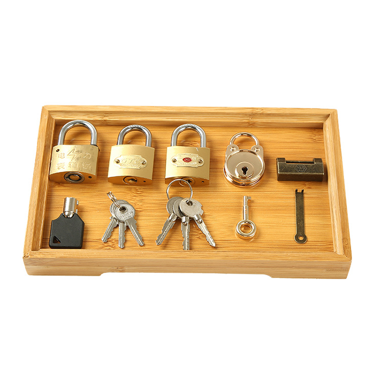 Montesso Rully Teachers imitation copper lock game Learn the unlock key Montess Monte's daily life family wholesale 5
