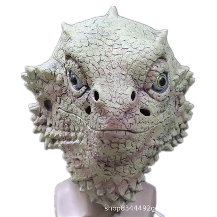 Capucha de animal máscara de lagarto Halloween horror máscara Linda Cosplay accesorios en vivo 2020 Nuevo