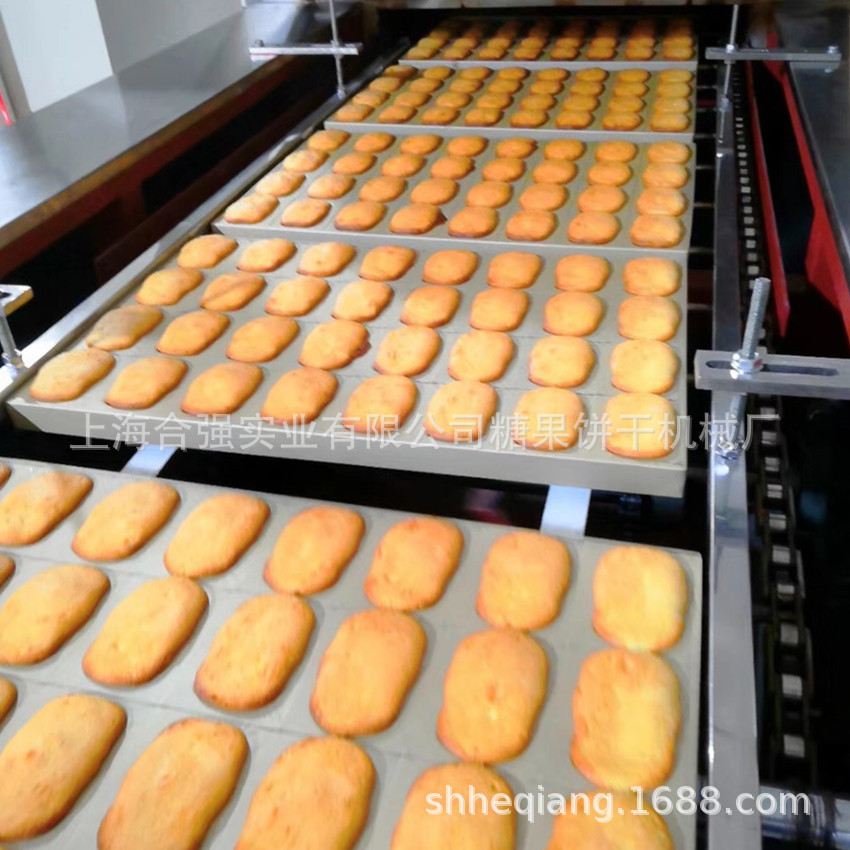 休闲食品蛋糕机 上海蛋糕注糊 加工生产线  合强派蛋糕注心设备