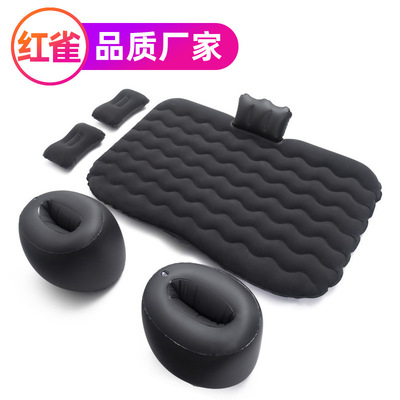 充气床垫植绒车载充气床成人儿童档汽车充气床轿车后座气垫床