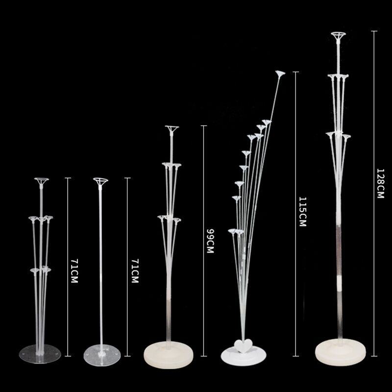 厂家加长地飘婚庆派对生日装饰注水支架布置用品加高气球桌飘立柱