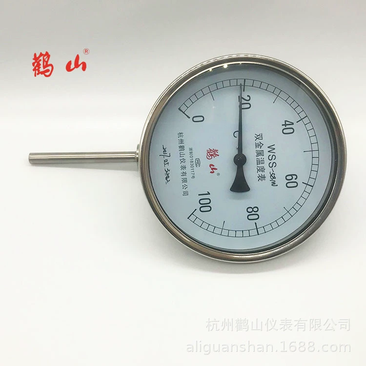 WSS 5.81million направленный биметаллический термометр промышленный WSS581W Dangshan прямые продажи водонепроницаемая нержавеющая сталь 304