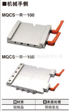 日本米思米MISUMI快速转换模块机械手侧MQCS-R-100/MQCS-R-160