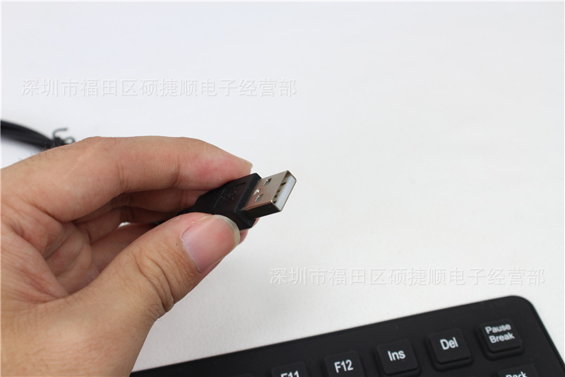 Teclado de Silicona Plegable USB, 85 Teclas, Impermeable, Antipolvo, Fácil Limpieza