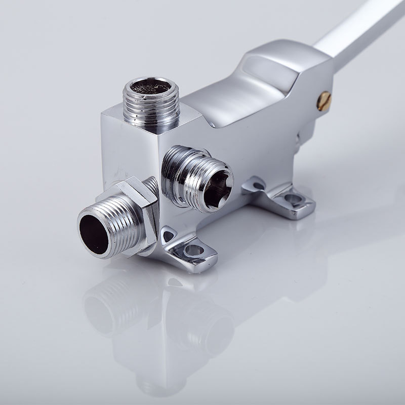 Hui Ci Hospital laboratory cold and hot regulating foot pedal valve faucet switch basin foot pedal mixing valve Item Picture
