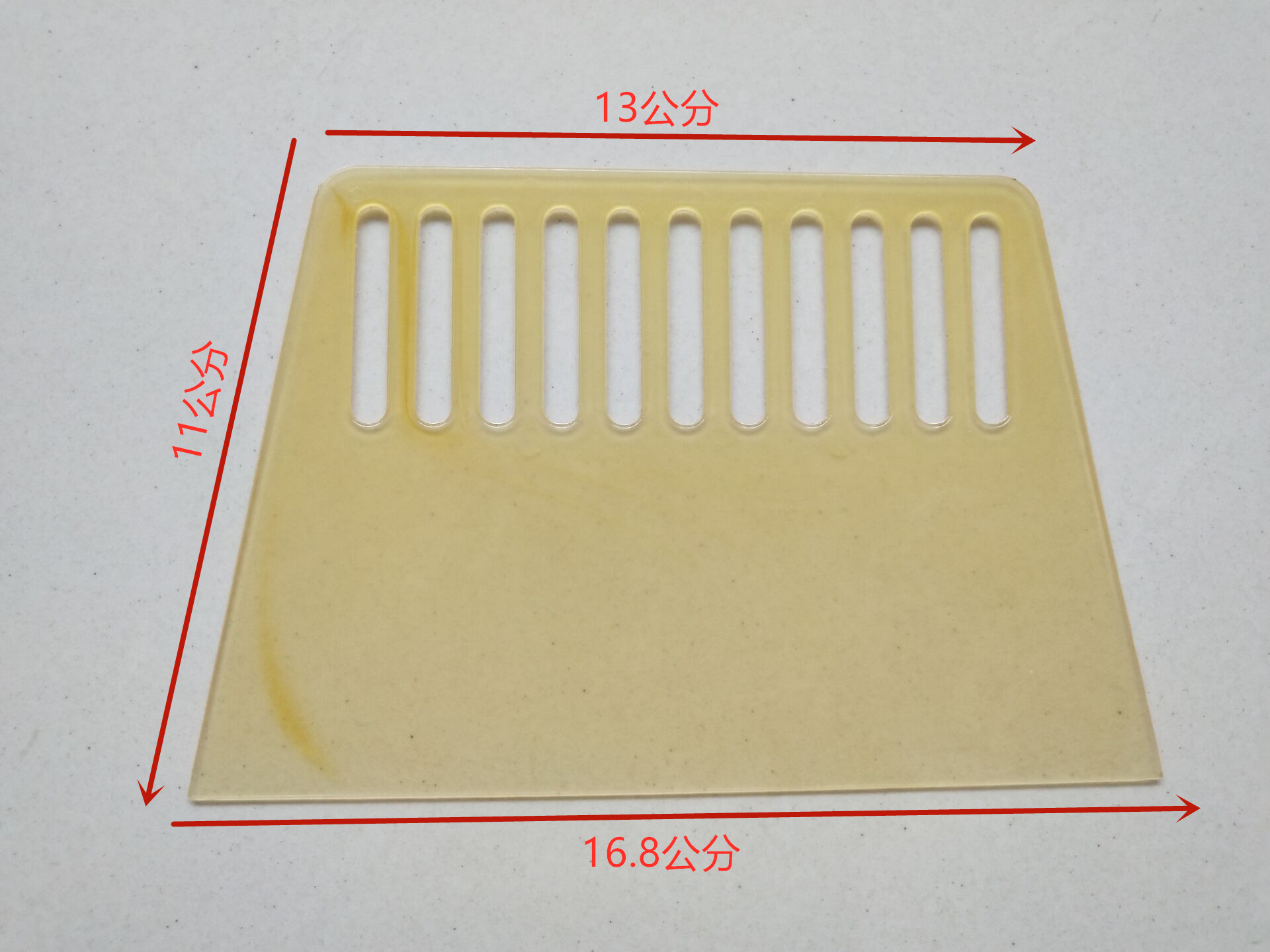 厂家直供 白色塑料刮板墙纸贴膜工具透明油漆刮刀腻子塑料刮板