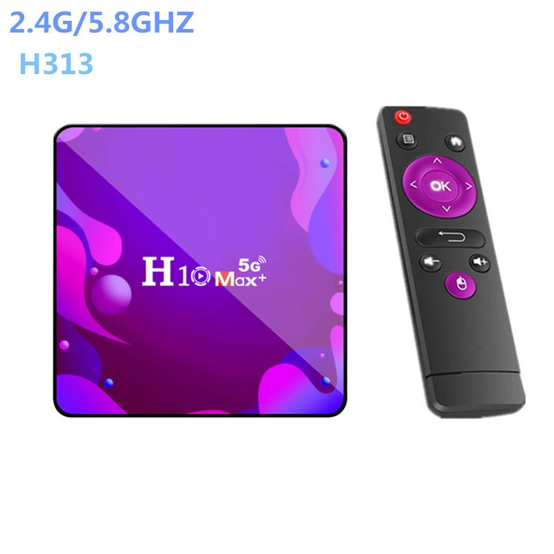 ТВ-приставка H10 MAX+Skytop h313 2 ГБ/16 ГБ 4K Android 10.0 5G двухчастотный WIFI номер показать