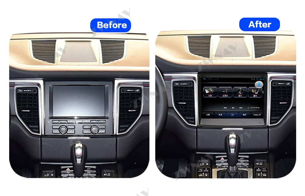 Подходит для Porsche Cayenne 2010-2017 Оригинальный стиль автомобиля 8,4-дюймовый Android 9,0 волоконно-оптический усилитель навигации