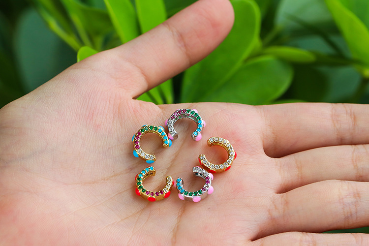 Unisex Gender Copper Stoving Varnish Geometric