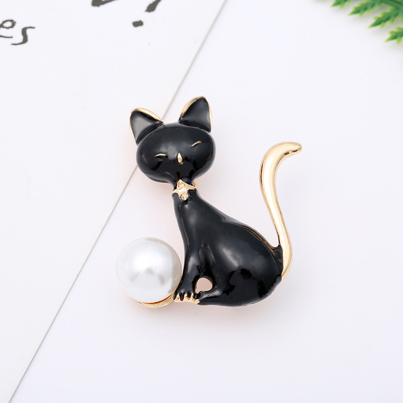 Simple Style Animal Alloy Enamel Artificial Pearls Rhinestones Unisex Brooches display picture 12