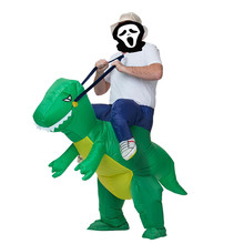跨境貨源年會表演恐龍充氣服坐騎褲外星人兒童節日派對表演衣服