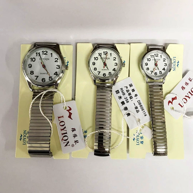 Часы 2035 с арабским цифровым большим диском для пары стариков, большой циферблат, прозрачный эластичный ремешок, часы 2035 с механизмом