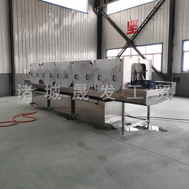 晟发工贸周转筐洗筐机 全自动食品洗筐机 定制水果周转筐洗筐机