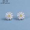 Daisy Earrings s925 Sterling Silver Harionago zircon Hypoallergenic earrings 2020 new pattern fresh Earrings