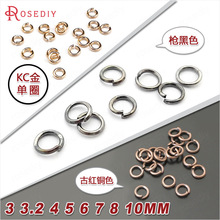 DIY���� 3MM~8MM ͭȦ ��Ȧ ����Ȧ ����Ȧ ��׹ ��ͭ ��ɫ ��ɫ