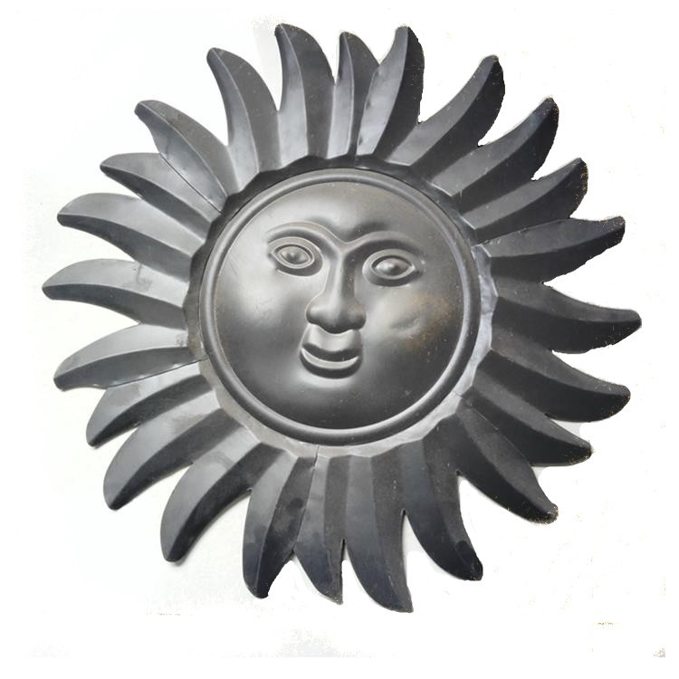深圳五金厂家供应 太阳脸铁艺壁饰 板材冲压焊接激光加工