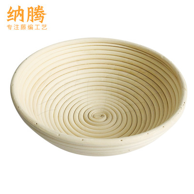 rotundity bread fermentation European breads DIY household baking bread Rattan basket Pastoral wind