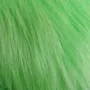 阻燃人造绿色长毛毛皮