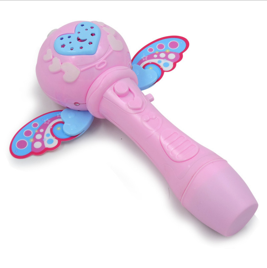 电动音乐莲花棒 梦幻泡泡魔法棒电动泡泡枪魔法棒闪光泡泡玩具|ru