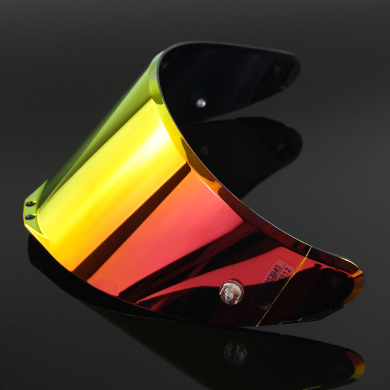 Pista Motorcycle Helmet Lens Gprr Corsa Dark Tea Electroplated Silver Goggles Motorcycle Helmet Lens in Stock