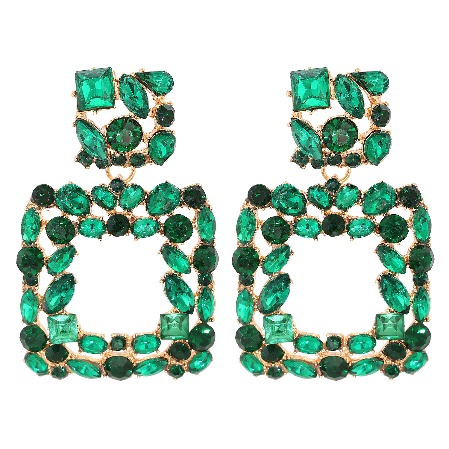 Aretes Con Incrustaciones De Diamantes display picture 6