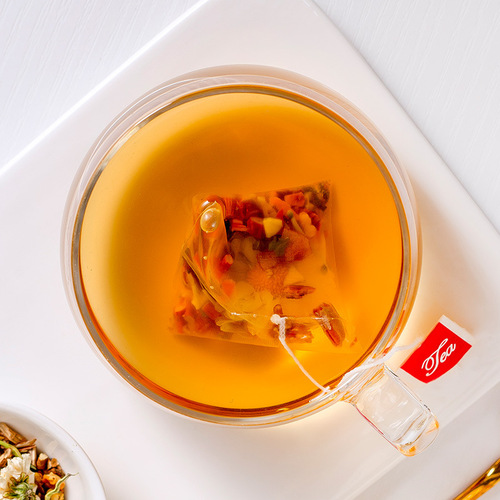 Yali Baihuayuan canned Luo Han Guo Honeysuckle Fat Sea Chrysanthemum Tea 20 bags triangular bag