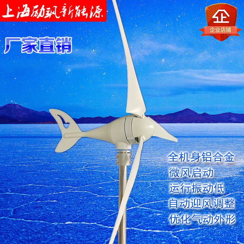 厂家直销 S10型爆款热销 微风启动 水平轴风力发电机风光互补系统|ms