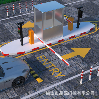 晶源6米道閘直杆快速中速道閘八角直杆廠家批發