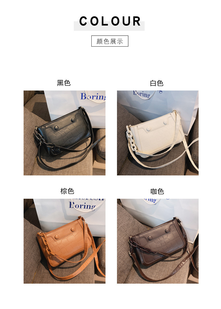 Korean Shoulder Fashion All-match Underarm Bag display picture 25
