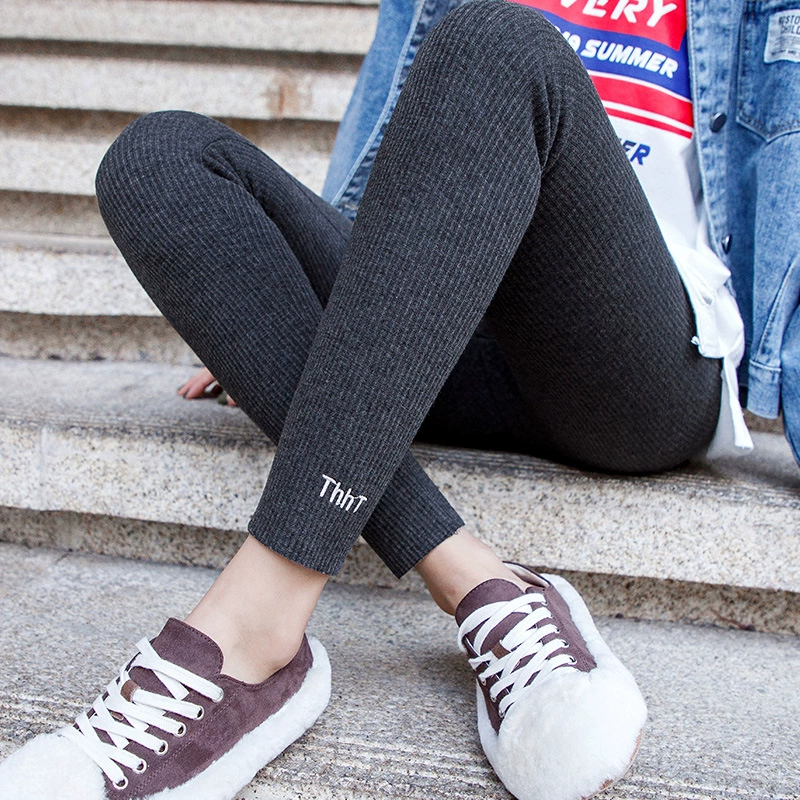 Леггинсы серой нитью интернет-знаменитостей женская верхняя одежда для похудения летние тонкие черные брюки для йоги с высокой талией узкие брюки до щиколотки