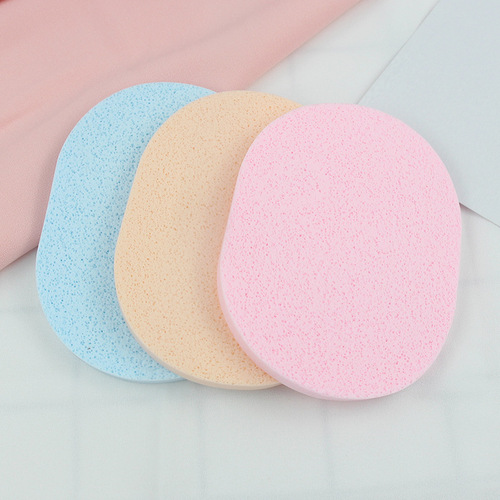 Natural seaweed facial cleansing puff, cleansing puff, makeup remover powder puff, seaweed facial puff, wholesale pva cleaning makeup tool 7mm