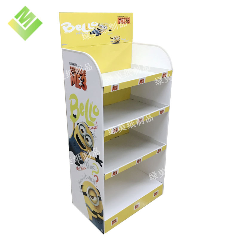 纸货架可拆卸陈列架纸质落地式展示架 超市纸陈列架