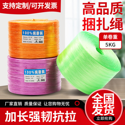Strength Business major PP Tied belay high strength Tied belay Packaging Rope Plastic rope