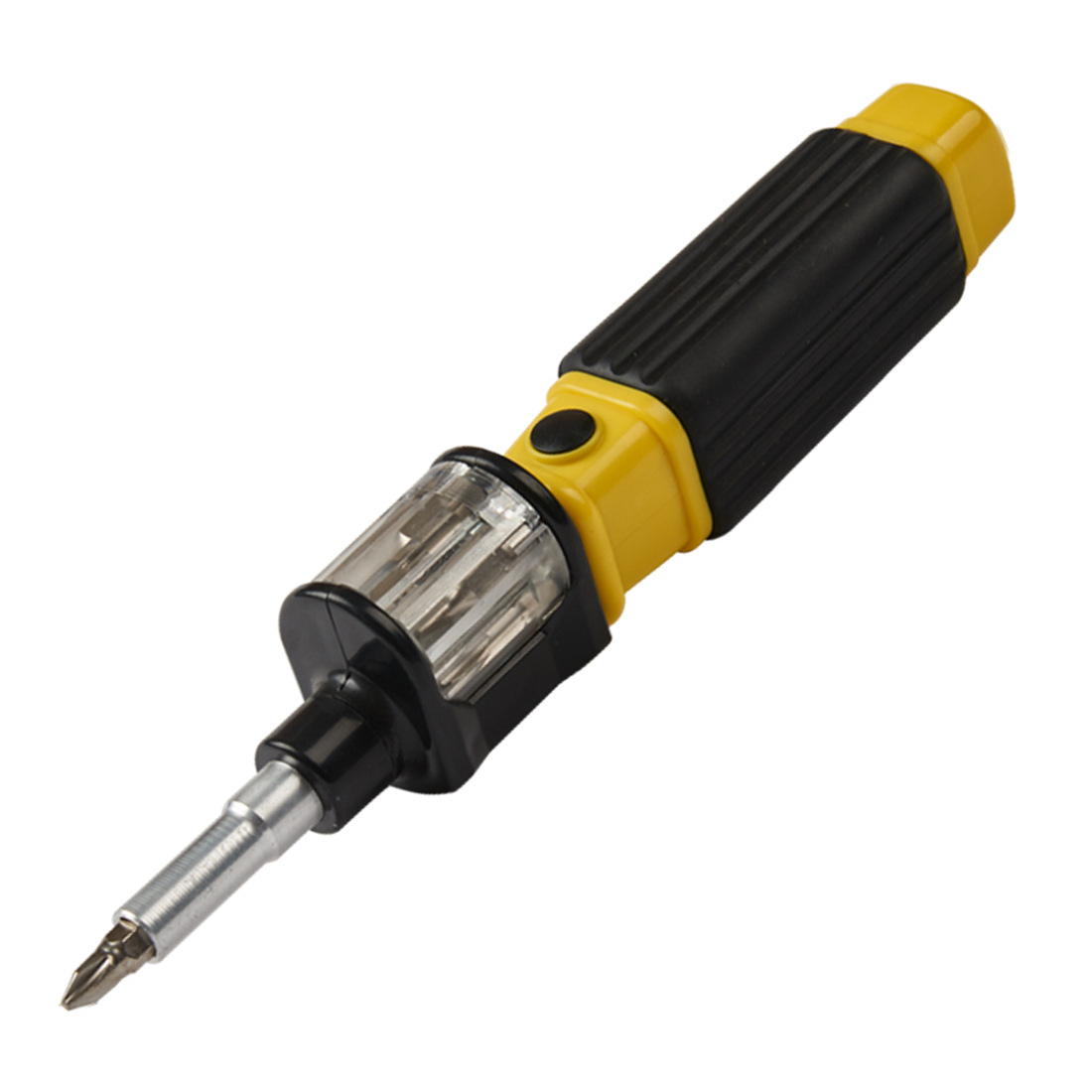 Factory Gift Supermarket Retail Combination Screwdriver 6 in 1 Screwdriver Retractable Rotating Head Changing Square Handle Screwdriver