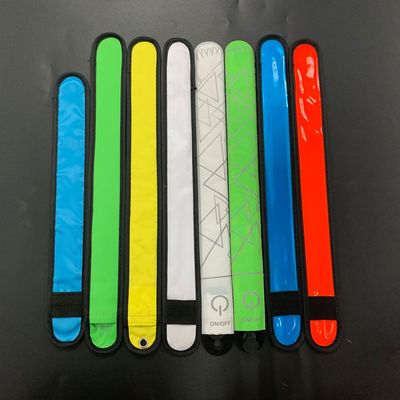 led luminescence Pat circle Bracelet Reflective Arm band outdoors motion Warning Arm Direct selling